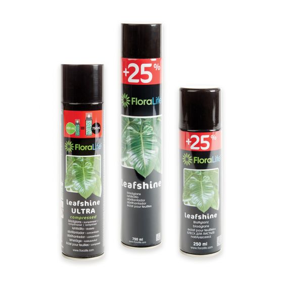 Floralife Leafshine Leaf Shiner - 25 oz Aerosol Can | Natural Shine | Removes Water Spots | Plant Care | 83-17011