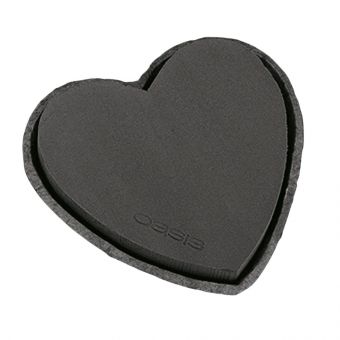 OASIS® Biolit Noir Ideal Floral Foam Solid Hearts