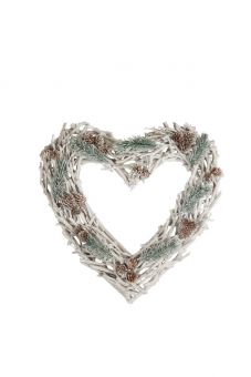 Winter Chill Heart Wreath (41-01703-GROUP)