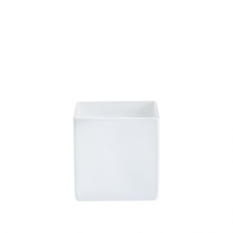 Glass Cube - Shiny White