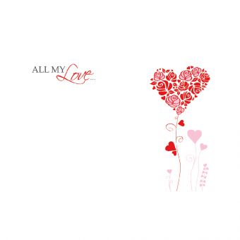 All My Love - Rose Heart (60-00442-GROUP)