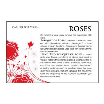 Designer Care Card - Rose (60-00573-GROUP)