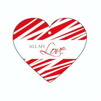 All My Love - Red and White stripes