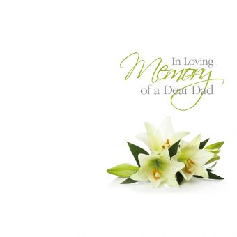 ILM Dear Dad - White Lilies