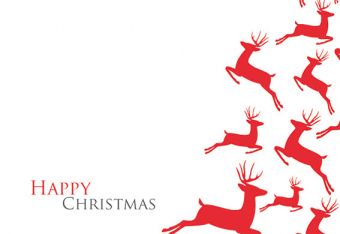 Happy Christmas - Reindeer (60-01123-GROUP)
