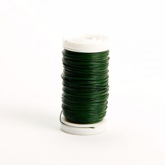 Green Lacquered Reel Wire - 100g