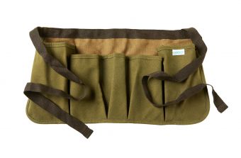 Suede and Canvas Florist Toolbelt