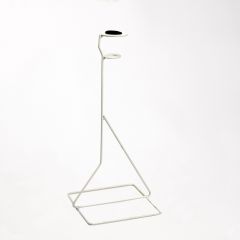 Metal Bouquet Stand - White